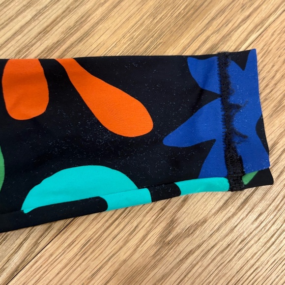 Hanna Andersson Black Printed Long Sleeve Half-Zip One-Piece - Picture 7 of 9